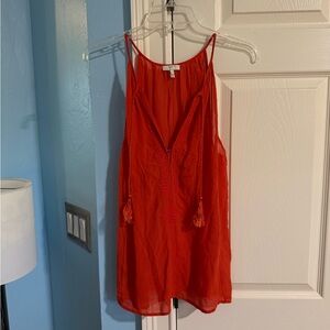 Joie 100% silk sheer top.  Sz. L